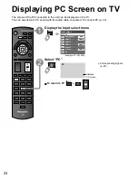 Preview for 24 page of Panasonic TC-32LX14 - 31.5" LCD TV Operating Instructions Manual