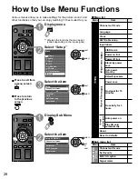 Preview for 28 page of Panasonic TC-32LX14 - 31.5" LCD TV Operating Instructions Manual