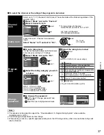 Preview for 37 page of Panasonic TC-32LX14 - 31.5" LCD TV Operating Instructions Manual