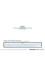 Preview for 2 page of Panasonic TC-32LX85 Operating Manual (English Technical Manual