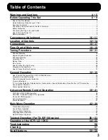 Preview for 4 page of Panasonic TC-51P100 series Operating Instructions Manual