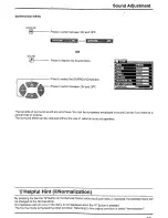 Preview for 33 page of Panasonic TC-51P250 Series Operating Instructions Manual