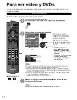 Preview for 22 page of Panasonic TC-L32X1 - 31.5" LCD TV Instrucciones De Operación