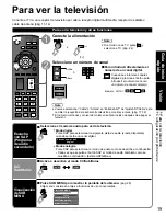 Preview for 19 page of Panasonic TC-P42C1 - 41.6" Plasma TV Instrucciones De Operación