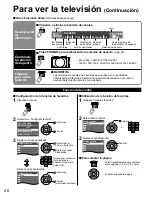 Preview for 20 page of Panasonic TC-P42C1 - 41.6" Plasma TV Instrucciones De Operación