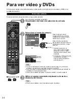 Preview for 24 page of Panasonic TC-P42C1 - 41.6" Plasma TV Instrucciones De Operación