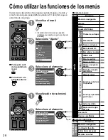 Preview for 28 page of Panasonic TC-P42C1 - 41.6" Plasma TV Instrucciones De Operación