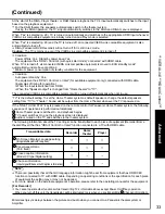 Preview for 33 page of Panasonic TC-P42C1 - 41.6" Plasma TV Operating Instructions Manual