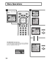 Preview for 12 page of Panasonic TC22LH30 - LCD TV/ DVD RAM COMBO Operating Instructions Manual