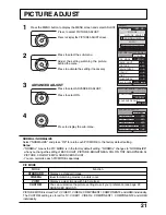 Preview for 21 page of Panasonic TC22LH30 - LCD TV/ DVD RAM COMBO Operating Instructions Manual