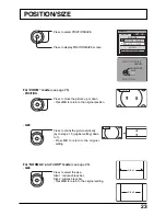 Preview for 23 page of Panasonic TC22LH30 - LCD TV/ DVD RAM COMBO Operating Instructions Manual