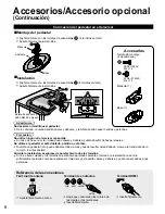 Preview for 8 page of Panasonic TCL42U25 - 42" LCD TV Manual De Instrucciones