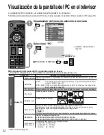 Preview for 22 page of Panasonic TCL42U25 - 42" LCD TV Manual De Instrucciones