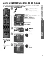 Preview for 23 page of Panasonic TCL42U25 - 42" LCD TV Manual De Instrucciones