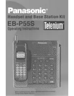 Panasonic Telenium EB-P55S Operating Instructions Manual preview