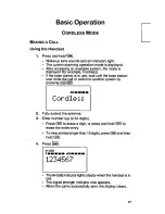 Preview for 19 page of Panasonic Telenium EB-P55S Operating Instructions Manual