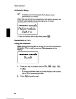 Preview for 26 page of Panasonic Telenium EB-P55S Operating Instructions Manual