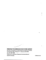 Preview for 86 page of Panasonic Telenium EB-P55S Operating Instructions Manual