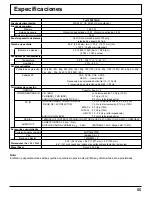 Preview for 55 page of Panasonic TH-103PF10UK - 103" Plasma Panel Manual De Instrucciones