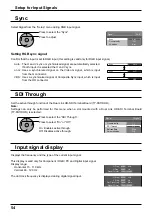 Preview for 54 page of Panasonic TH-103PF12W Operating Instructions Manual