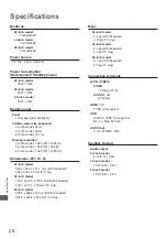 Preview for 24 page of Panasonic TH-22H400Z Operating Instructions Manual