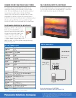 Preview for 2 page of Panasonic TH-32LRH30U Specifications