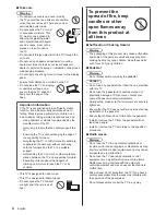 Preview for 4 page of Panasonic TH-40CX610Z Operating Instructions Manual