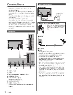 Preview for 8 page of Panasonic TH-40CX610Z Operating Instructions Manual