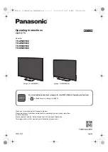 Panasonic TH-42MZ980Z Operating Instructions Manual preview