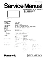 Preview for 345 page of Panasonic TH-42PX20U/P Operating Service Manual