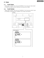 Preview for 3 page of Panasonic TH-42PX500UA Service Manual