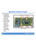 Preview for 21 page of Panasonic TH-42PX50U Replacement Procedure