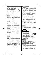 Preview for 4 page of Panasonic TH-43EX680H Operating Instructions Manual