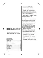 Preview for 2 page of Panasonic TH-50FS500Z Operating Instructions Manual