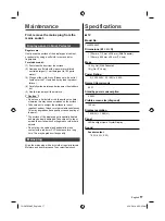 Preview for 17 page of Panasonic TH-50FS500Z Operating Instructions Manual