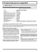 Preview for 6 page of Panasonic TH-50PF20U Manual De Instrucciones