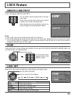 Preview for 41 page of Panasonic TH 50PX20U P - 50" Plasma TV Operating Instructions Manual