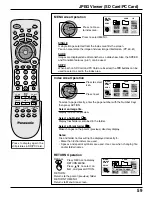 Preview for 59 page of Panasonic TH 50PX20U P - 50" Plasma TV Operating Instructions Manual