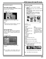 Preview for 61 page of Panasonic TH 50PX20U P - 50" Plasma TV Operating Instructions Manual