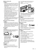 Preview for 7 page of Panasonic TH-55FZ950U Operating Instructions Manual