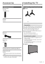 Preview for 7 page of Panasonic TH-55GX850A Operating Instructions Manual