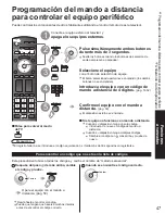 Preview for 47 page of Panasonic TH-58PZ850U Manual De Instrucciones