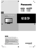 Panasonic TH-L32B6A Operating Instructions Manual preview