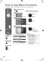 Preview for 20 page of Panasonic TH-L32U20K Operating Instructions Manual