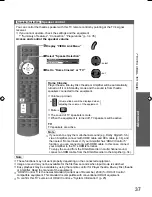 Preview for 37 page of Panasonic TH-L37U20K Operating Instructions Manual