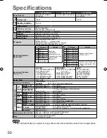 Preview for 50 page of Panasonic TH-L37U20K Operating Instructions Manual