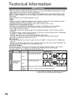 Preview for 47 page of Panasonic TH-P42X10Z Operating Instructions Manual