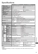 Preview for 73 page of Panasonic TH-P42X30A Operating Instructions Manual