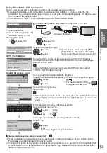 Preview for 13 page of Panasonic TH-P65VT20D Operating Instructions Manual