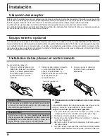 Preview for 8 page of Panasonic TH42PA25 - 42" SD PLASMA (Spanish) Manual De Instrucciones